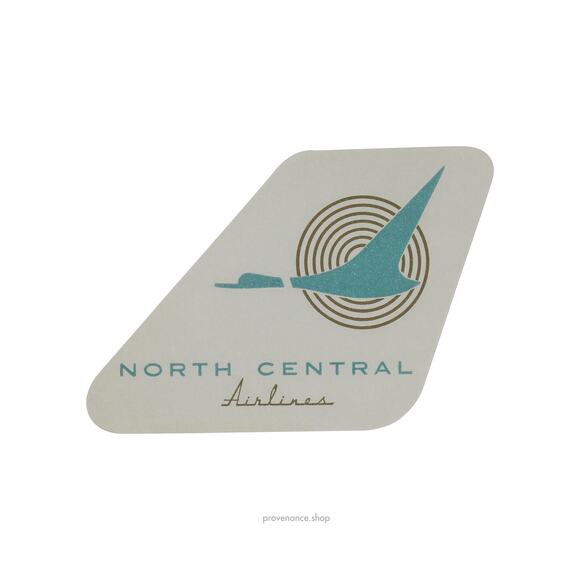 🔴 Louis Vuitton Airline Label Postcard Sticker- NORTH CENTRAL - Picture 1 of 2